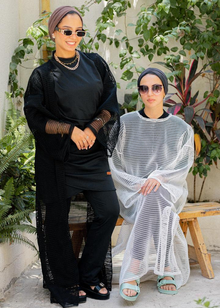 Open Weave Abaya