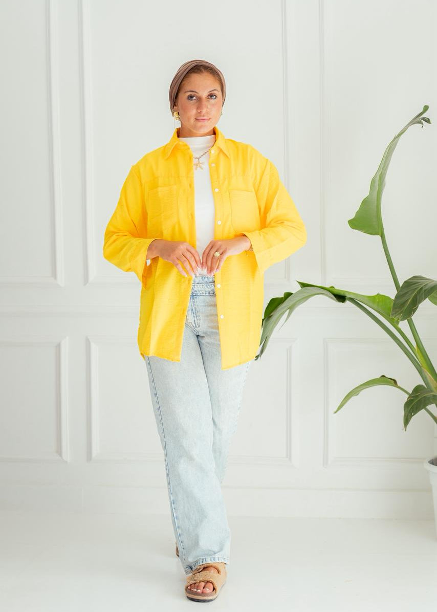 Lemon Linen Shirt